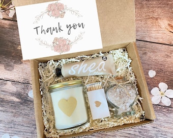 Appreciation Gift Box - Thank You Gift Set - Spa Gift - Candle Gift - Gift for Teacher - Custom Gift Set - Corporate Gift - Coworker Gifts