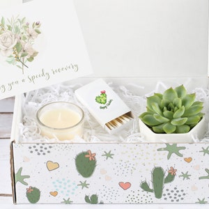 Get Well Soon Gift Sending Hugs Candle