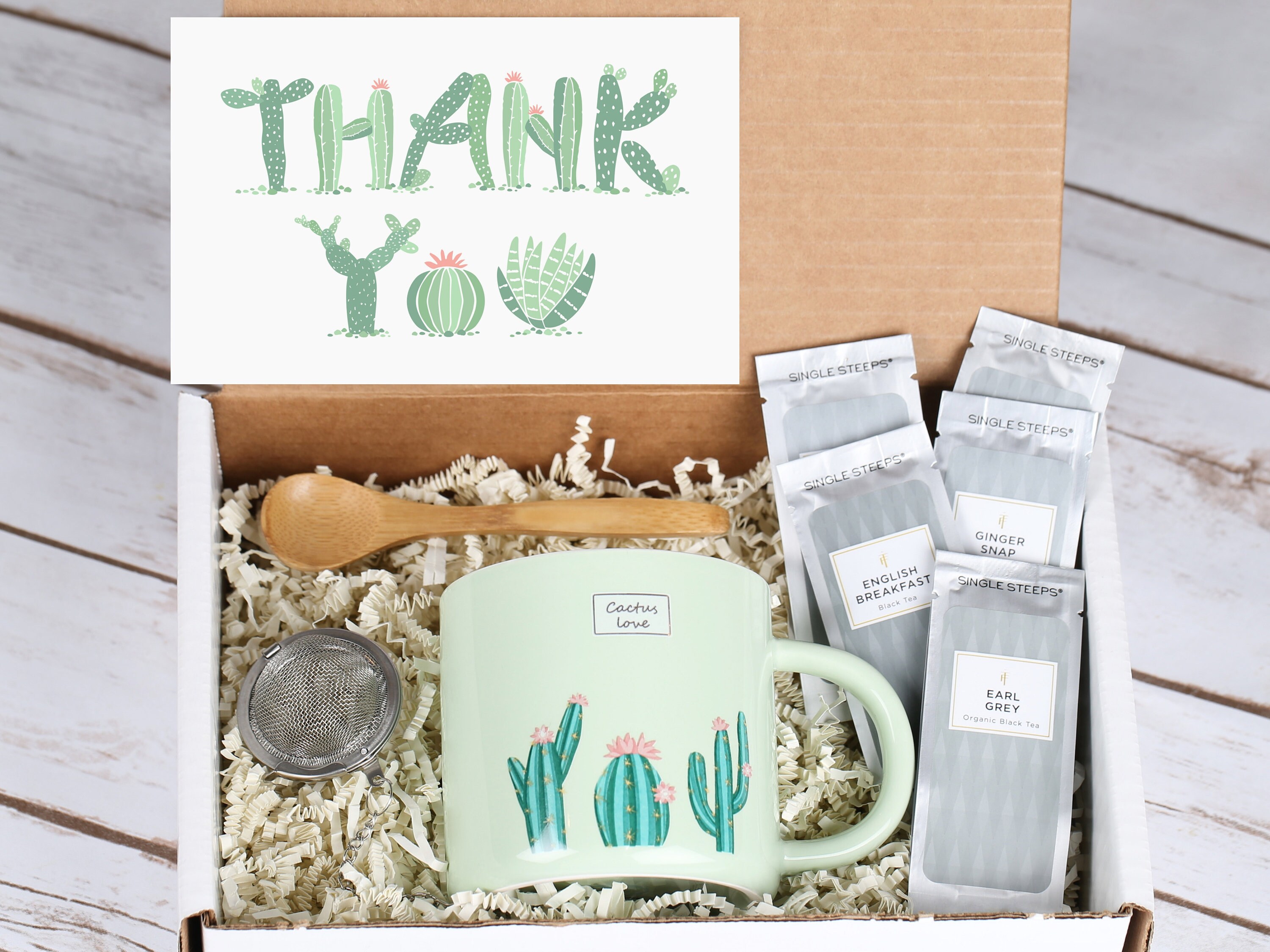 Thank you Tea Gift Black Tea Set Organic Tea Gift Set Tea Etsy