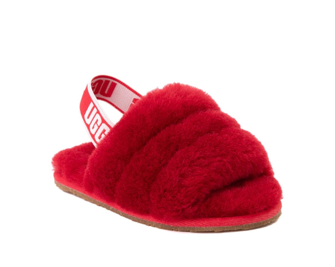 ugg shaggy slides