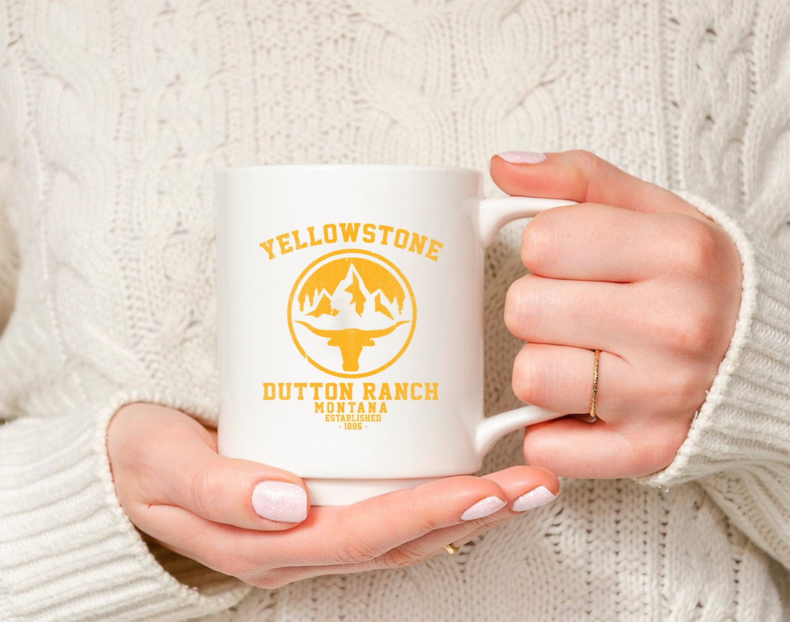 Yellowstone Dutton Ranch Mug Yellowstone National Park Mug / Etsy