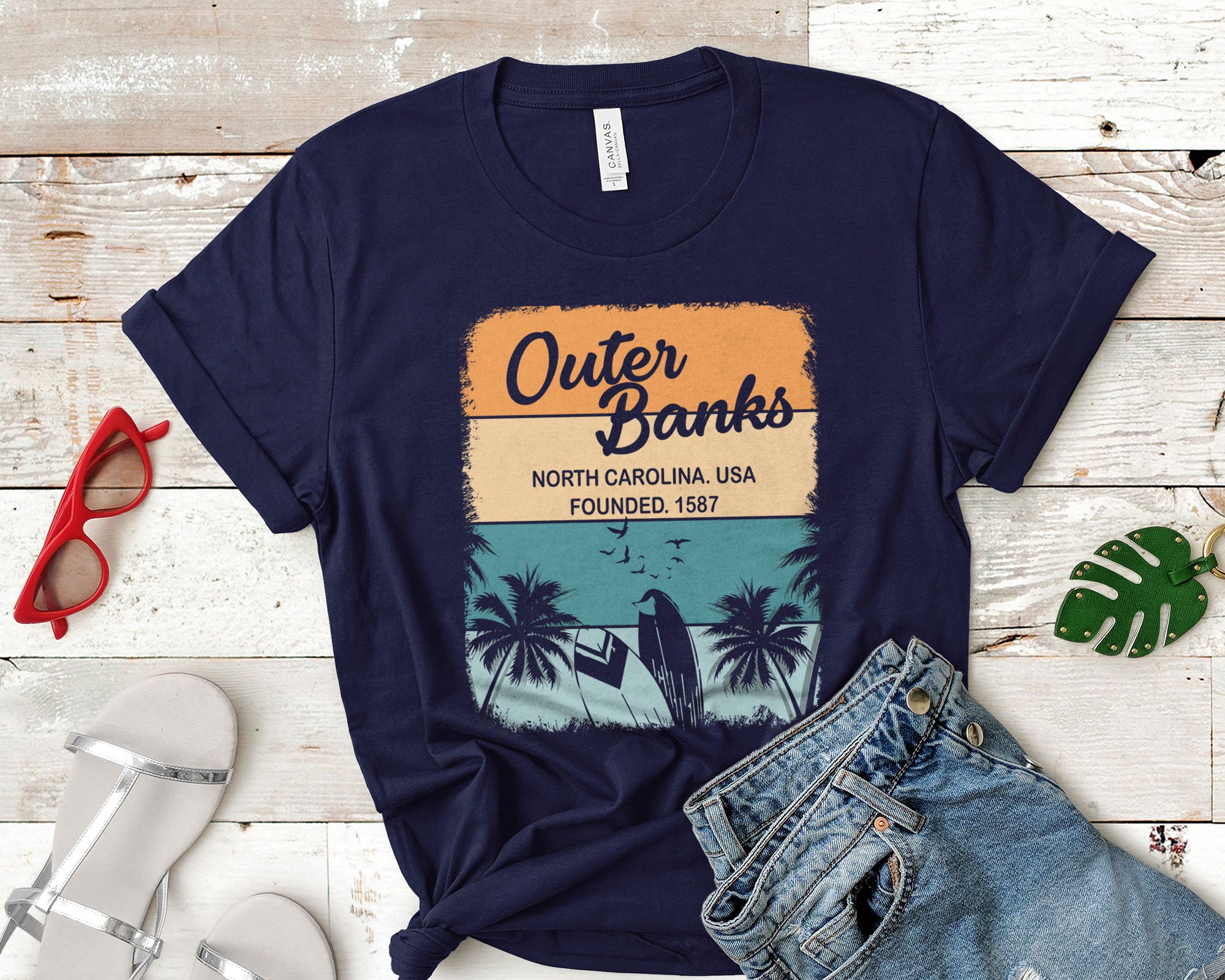 Outer Banks Shirts Men Women Kids OBX North Carolina NC Gift | Etsy