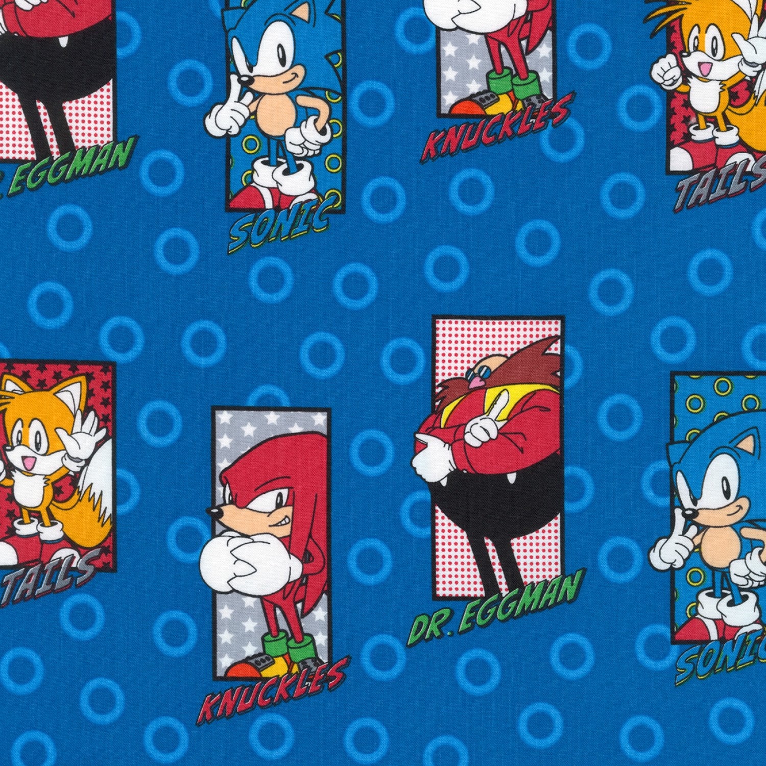 ZAVVI Sonic the Hedgehog Mugs - SET OF 4 - Sonic Tails Knuckles Eggman