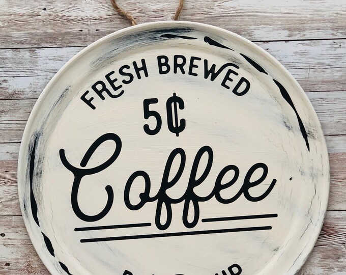 Farmhouse Coffee Bar Sign Rustic Coffee Sign Kitchen Wall - Etsy