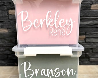 Child’s Memory School keepsakes milestone KIT. Includes: hanging file folders, custom tabs & name decal. (*****NO BOX*****)
