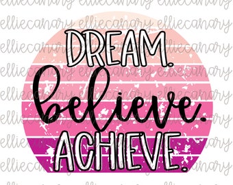 Download Dream Believe Svg Etsy