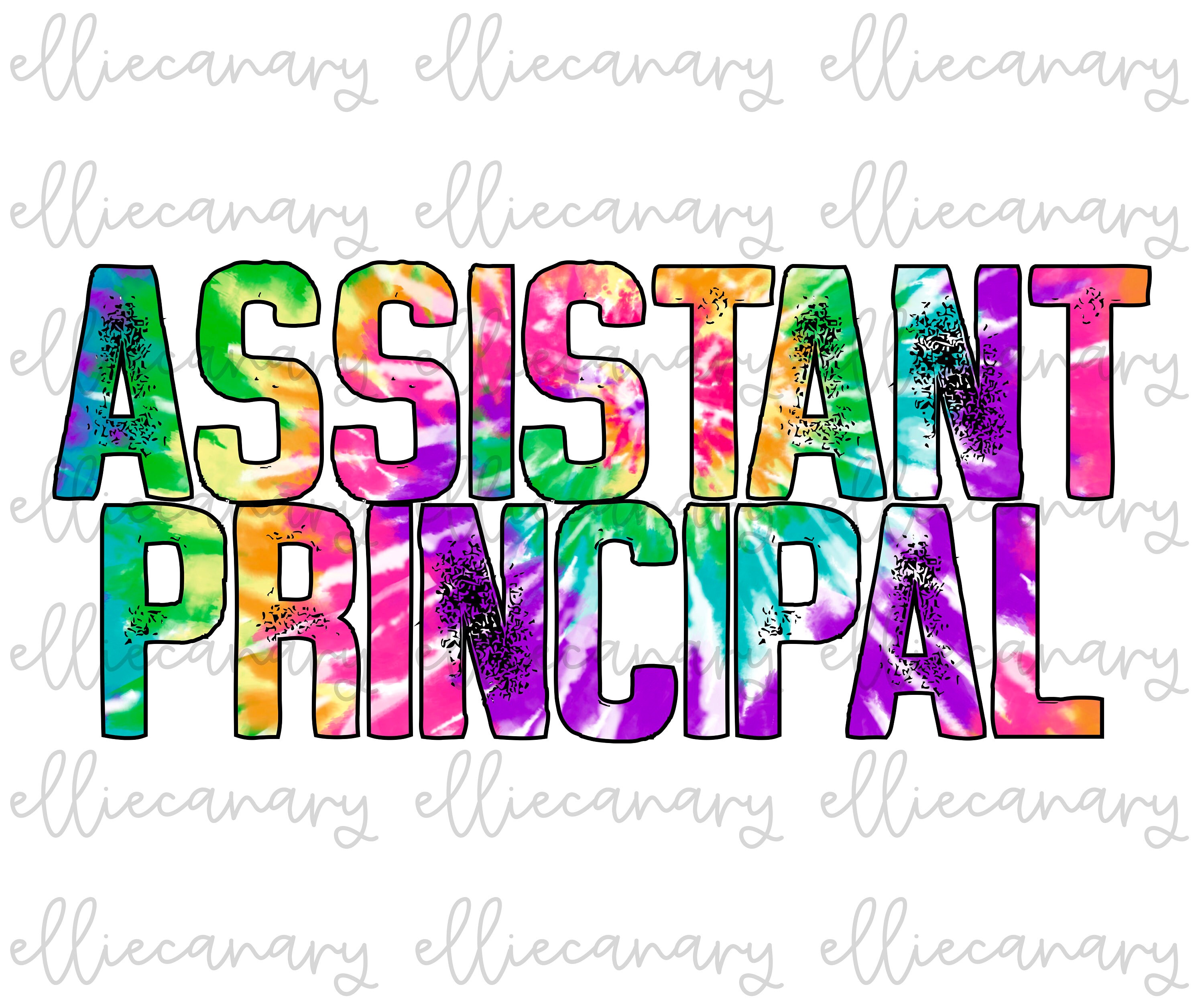 Assistant Principal PNG Back to School Elementary Digital Etsy