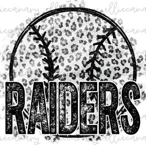 Go Raiders PNG Sports Mom Team Spirit, Digital Download, Sublimation Design Football Baseball Basketball Mascot Leopard Cheetah Tie Dye
