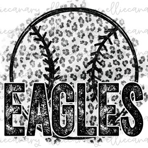 Go Eagles PNG Sports Mom Team Spirit, Digital Download, Sublimation Design Football Baseball Basketball Mascot Leopard Cheetah Tie Dye