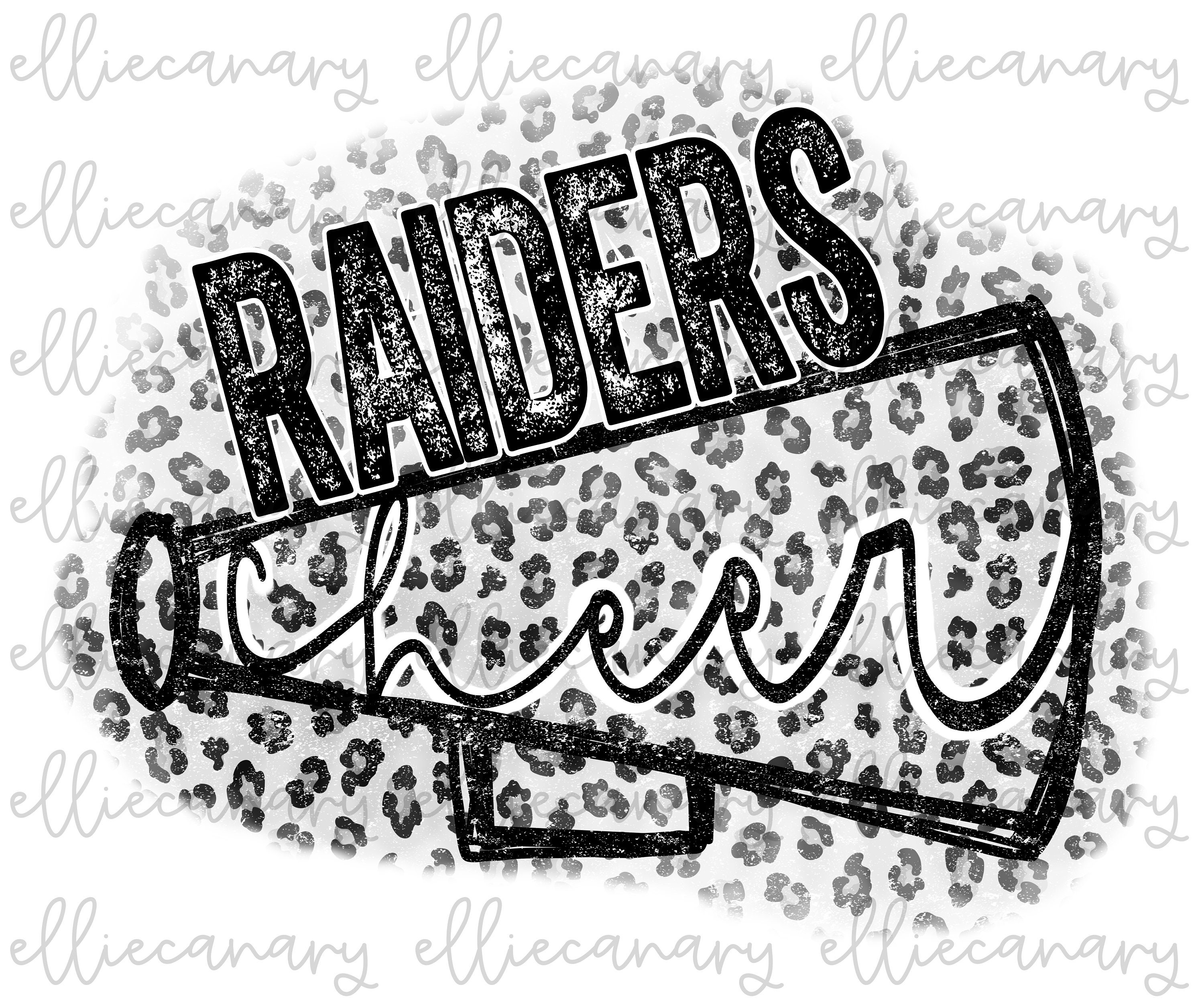 Go Raiders PNG Sports Mom Team Spirit, Digital Download, Sublimation Design Football Cheer Cheerleader Mascot Leopard Cheetah Tie Dye