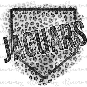 Baseball Jaguars PNG Sports Mom Team Spirit, Digital Download, Sublimation Design Baseball Leopard Cheetah Print