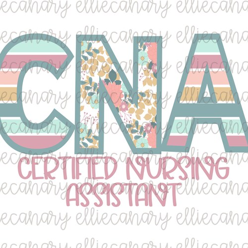 Certified Nursing Assistant PNG Nurse Digital Download - Etsy