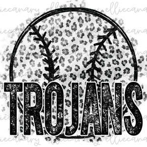 Go Trojans PNG Sports Mom Team Spirit, Digital Download, Sublimation Design Football Baseball Basketball Mascot Leopard Cheetah Tie Dye