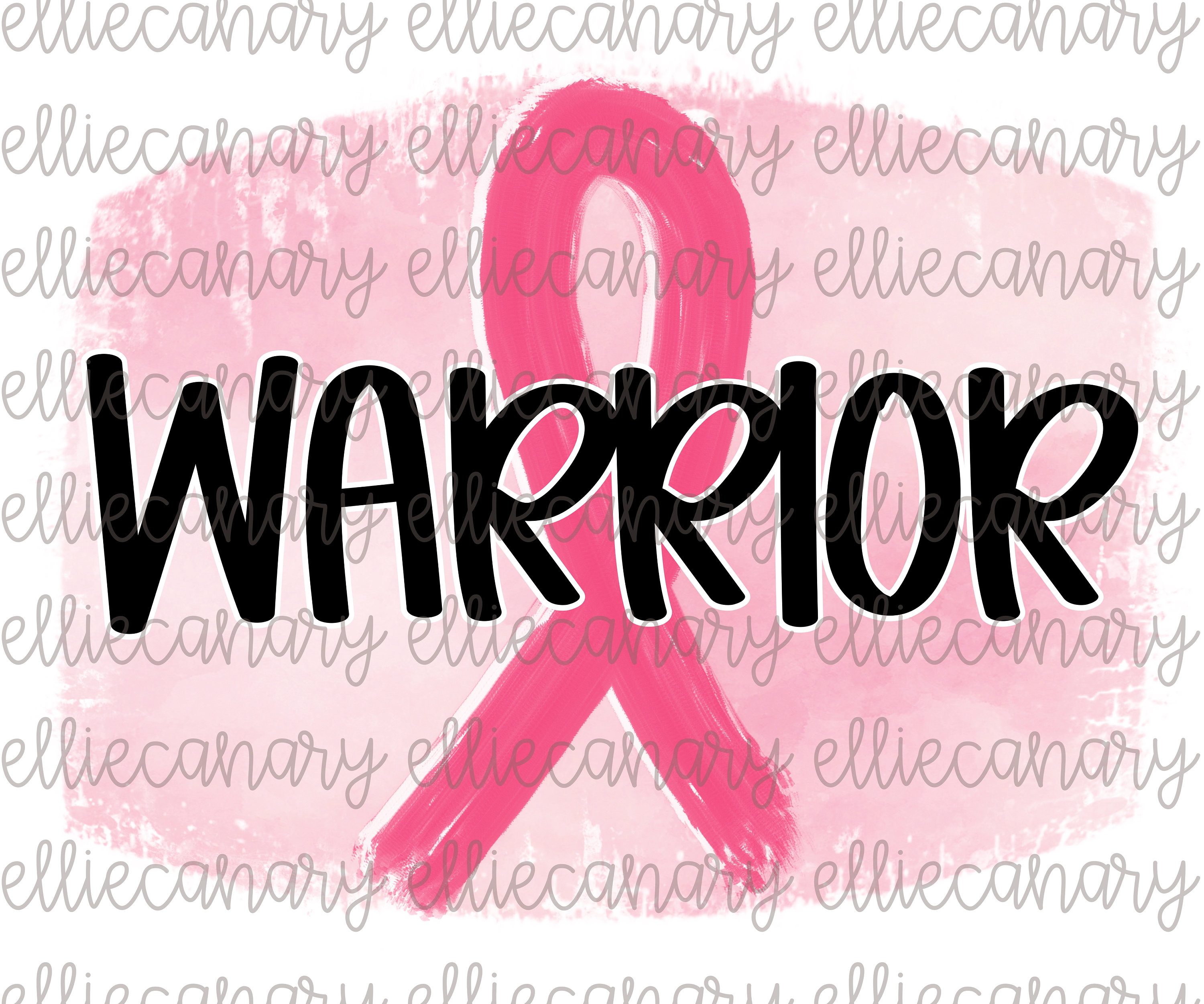 Drawing & Illustration Digital Pink Ribbon Instant Download Breast