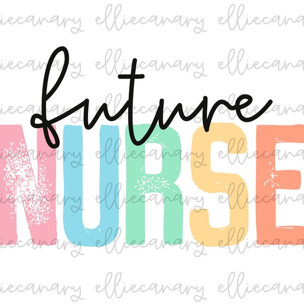 Future Nurse PNG, Nursing Student Nurse, Digital Download, Sublimation Design, Instant Download, Career