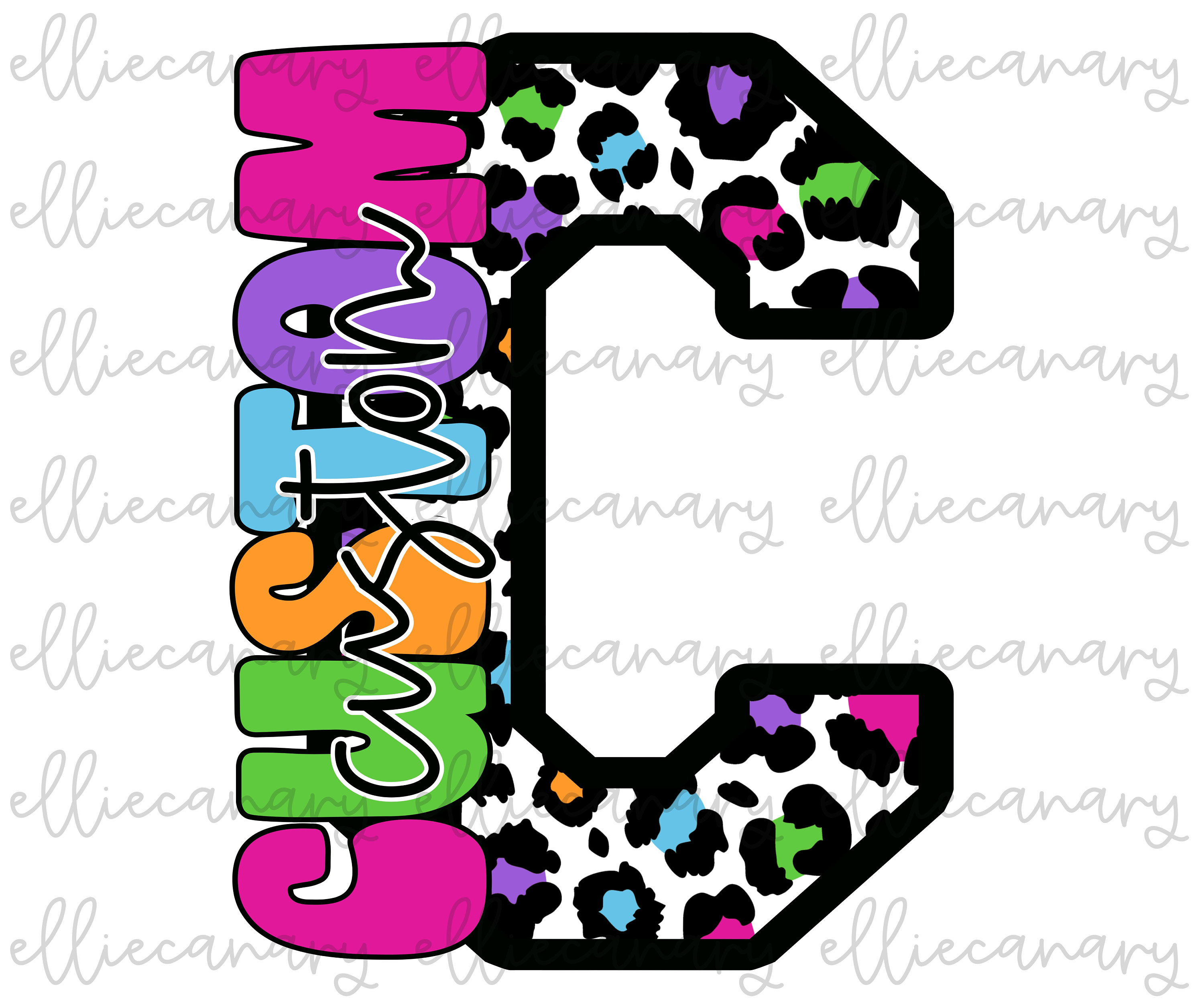 Custom Mascot Leopard PNG: Team Spirit Sublimation Design (Digital Download)