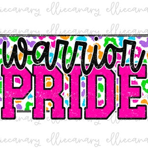 Mascote do Orgulho Guerreiro PNG Sports Mom Team Spirit, Download Digital, Design de Sublimação Retro Bright Leopard Mascot Letter
