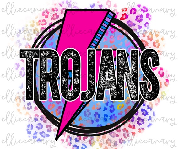 Go Trojans PNG Sports Mom Team Spirit Digital Download - Etsy
