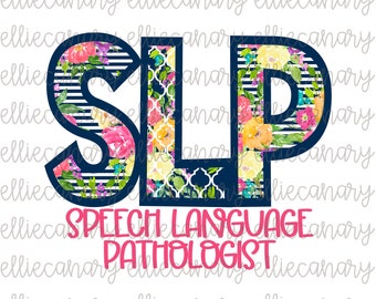 SLP Squad PNG, Back to School, Elementary School, Digital Download, Sublimation Design, Open House, Teacher Team Speech Language Pathologist