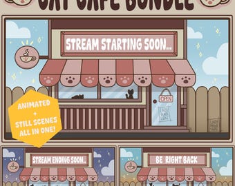 Cat Cafe All-In-One Overlay Bundle