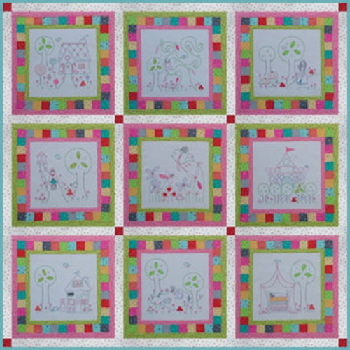 Once Upon a Time | Australian designers Melly & Me | Melly McNeice and Rosalie Dekker Quinlan | Block of the Month | Stitchery | Pattern Set shops