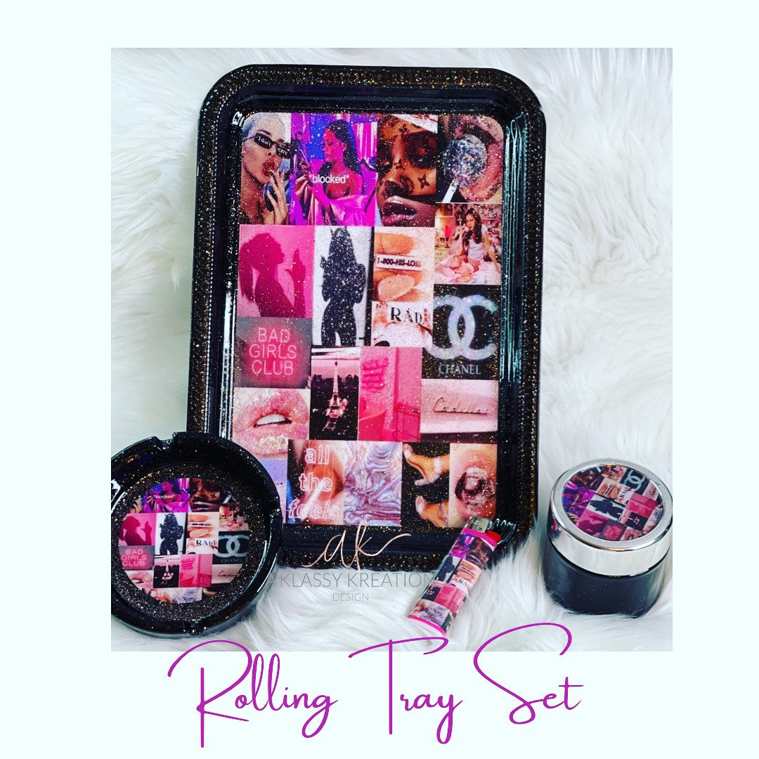 Rolling Tray Set Custom Rolling Tray Set Tray Rolling Tray -  Australia