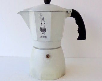 Bialetti MOKA EXPRESS ,6  cups Italian espresso coffee maker Vintage coffee maker