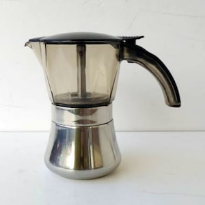 Italian  inox 18-10 coffee maker espresso machine, Kitchenware, Barista,  coffee maker collectibles, 3 cups