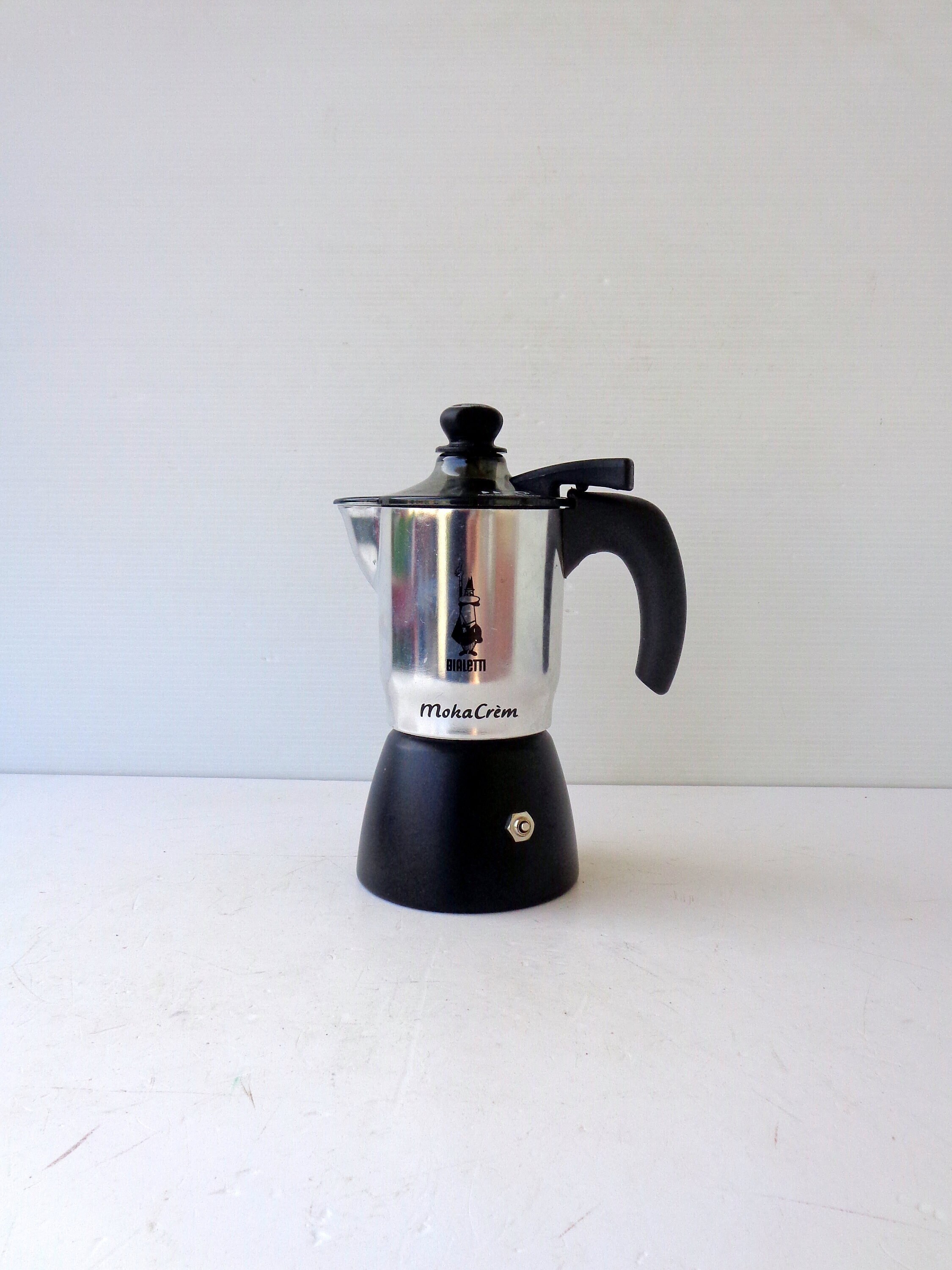 Bialetti 6 cup Stainless Steel Stovetop Espresso Maker - Whisk