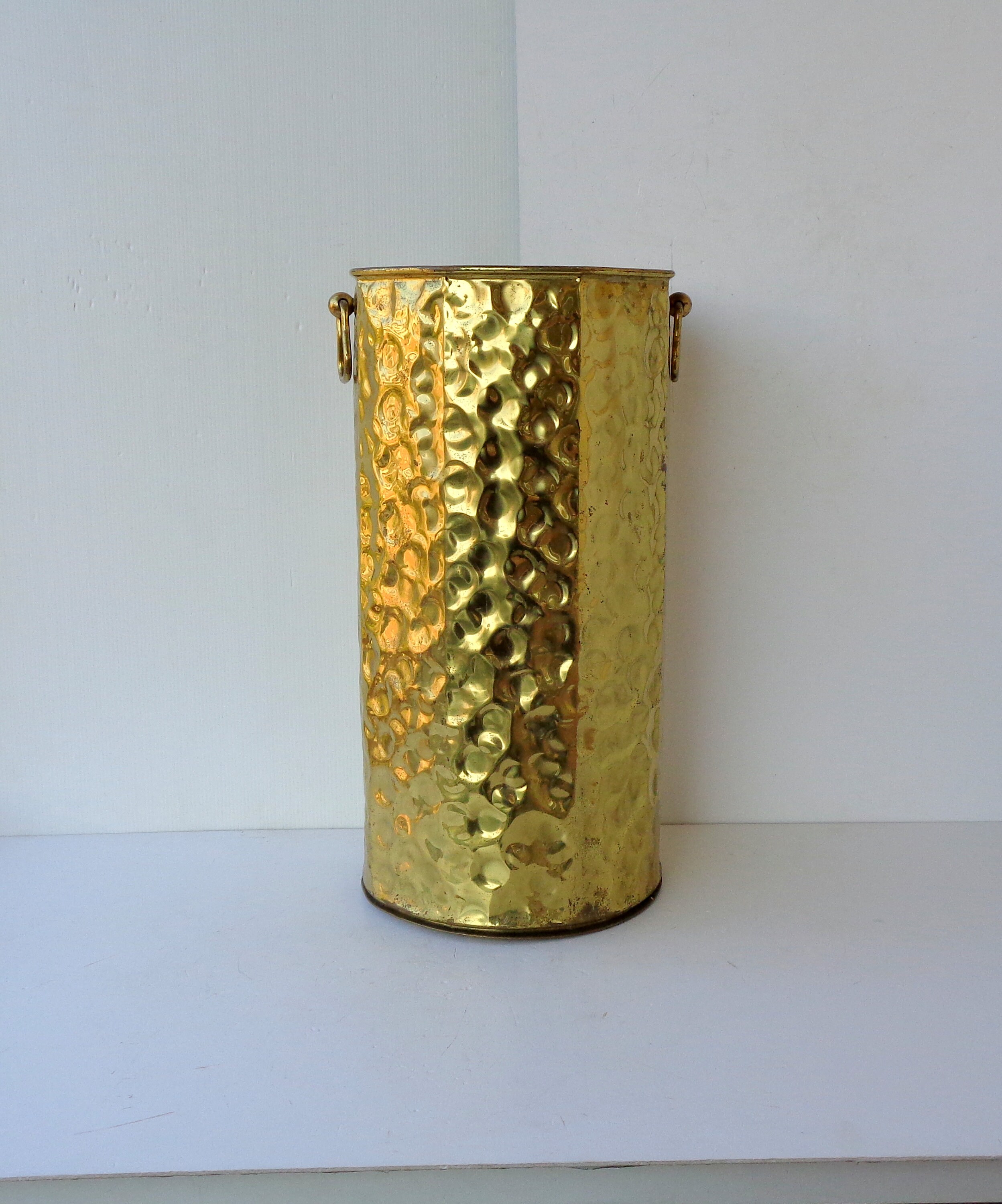 Italy Large Umbrella Stand Vase Plant Large Ornate Brass Etsy