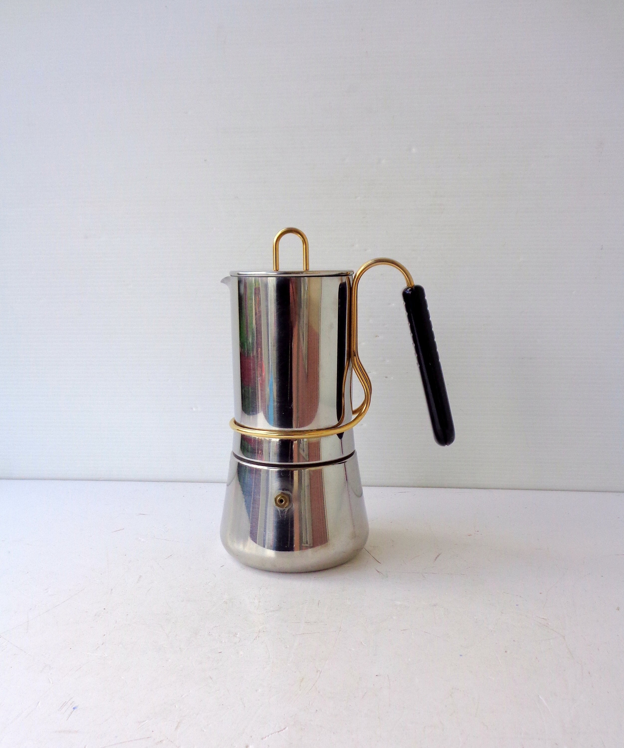 Vintage Bialetti Espresso Stove Top Aluminum Moka Pot Made in Italy Kitchen  & Dining Decor Coffee Pot Espresso Makers Collectable 