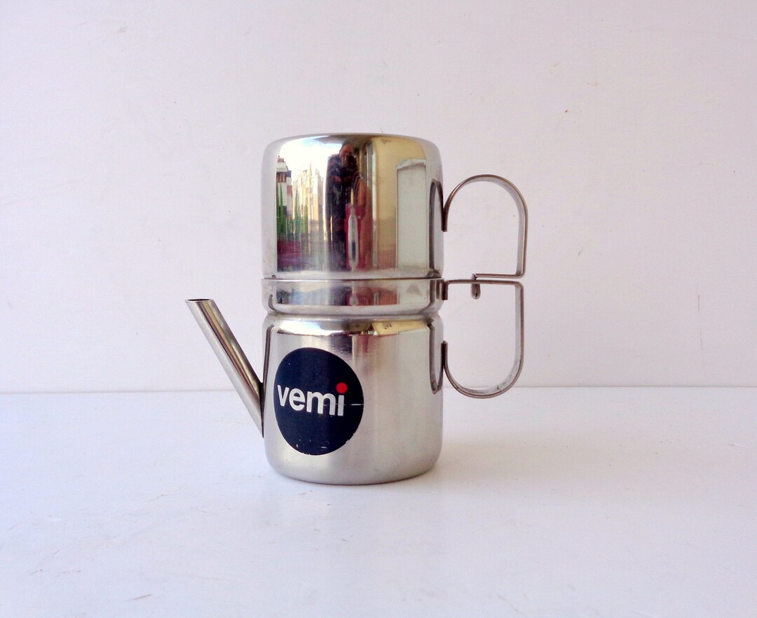 Vemi Machine VEMI ,old Neapolitan Coffee Maker, Completely in Steel Inox , Height ...