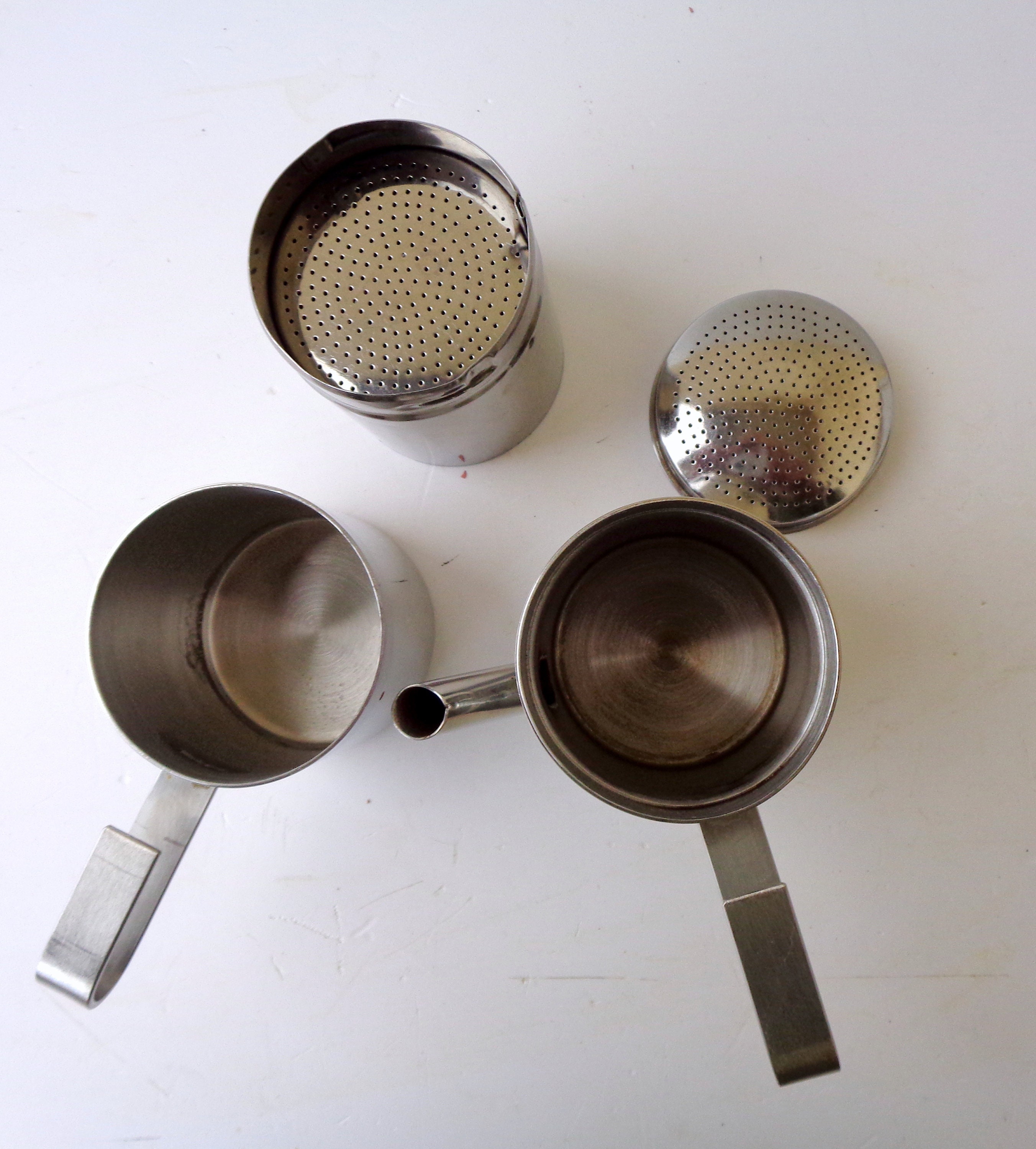 Stella.old Neapolitan Coffee Maker Completely in 18/10 Steel Etsy