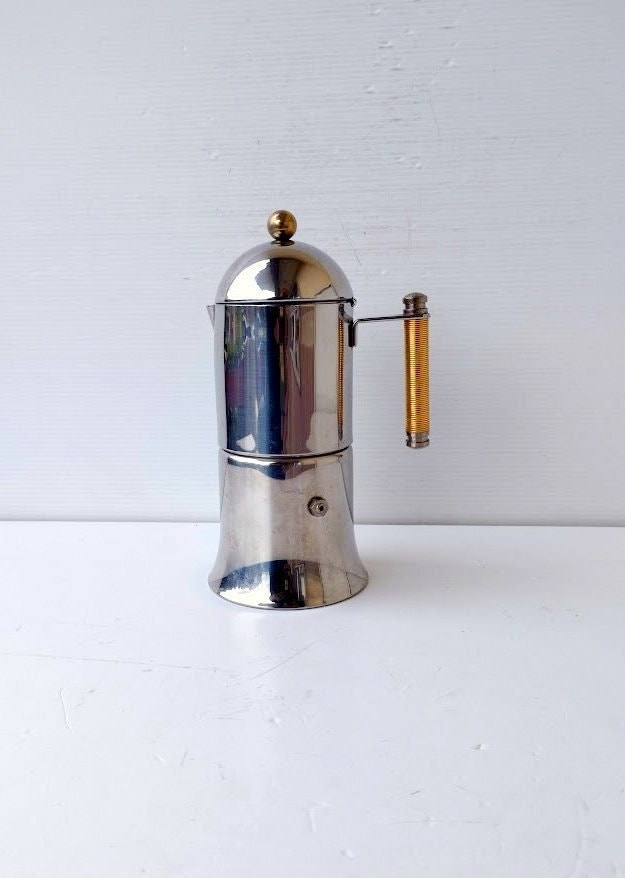 Brand Lavazza, linea  camilla, Italian large inox 18 10 coffee maker espresso , ideal gift for lover espresso
