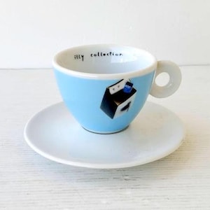 Illy brand, collectible cup and  saucer for American coffee,  Made in Italy,for collectors, capacity 110ml, never used