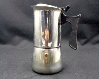 未使用　ステンレスエスプレッソメーカー　イタリア製 イタリア製 直火式エスプレッソメーカー「イルサ」6カップ用 : カフェ