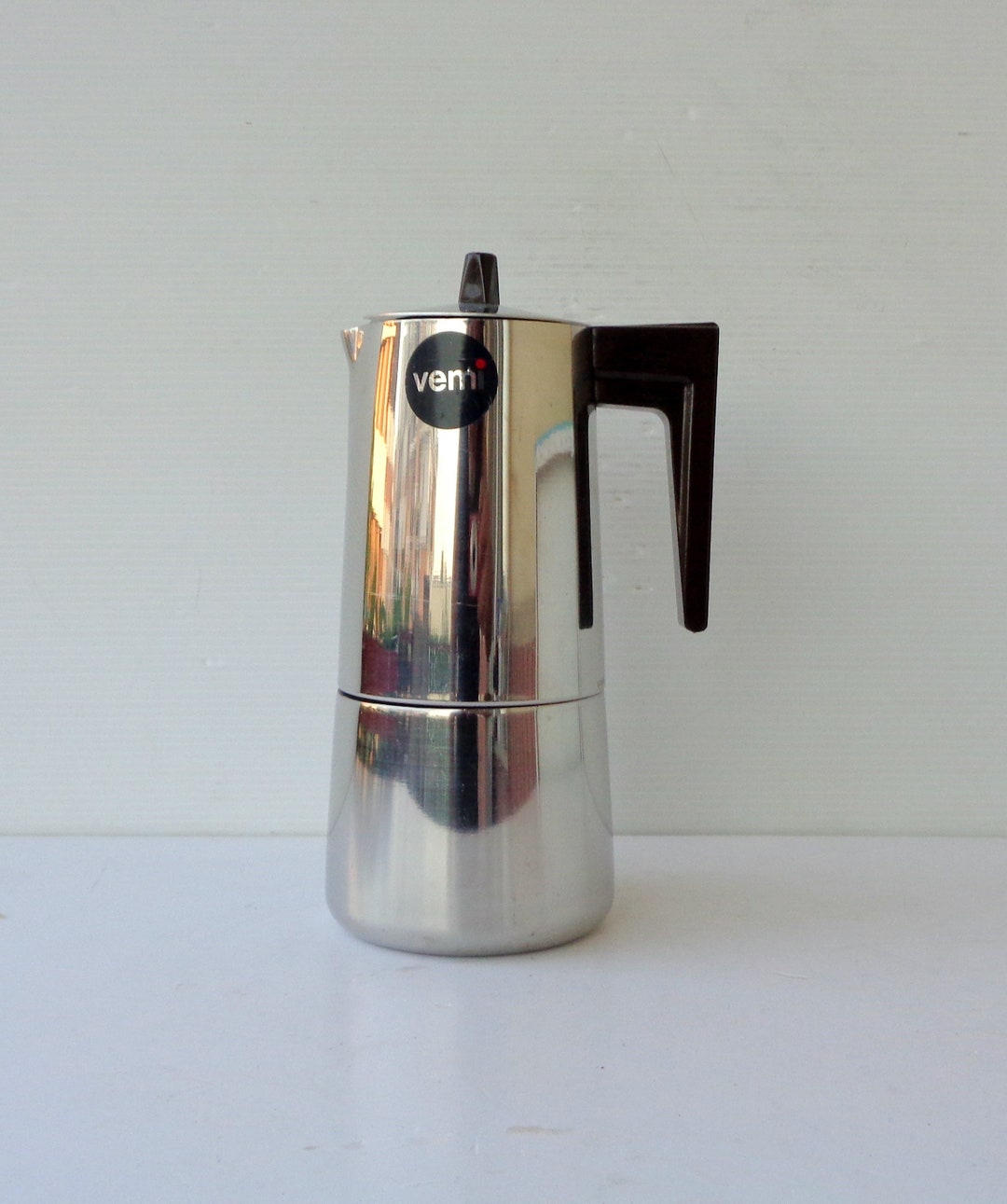 Vemi Machine Italian Large Inox 18-10 Coffee Maker Espresso Machine, Brand VEMI ...