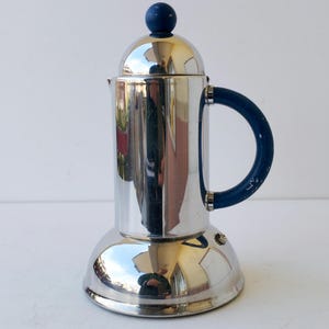 6 CUPS, Vintage Italian , Inoxpran Orchidea  inox 18-10 coffee maker espresso machine, Kitchenware, Barista,  coffee maker collectibles
