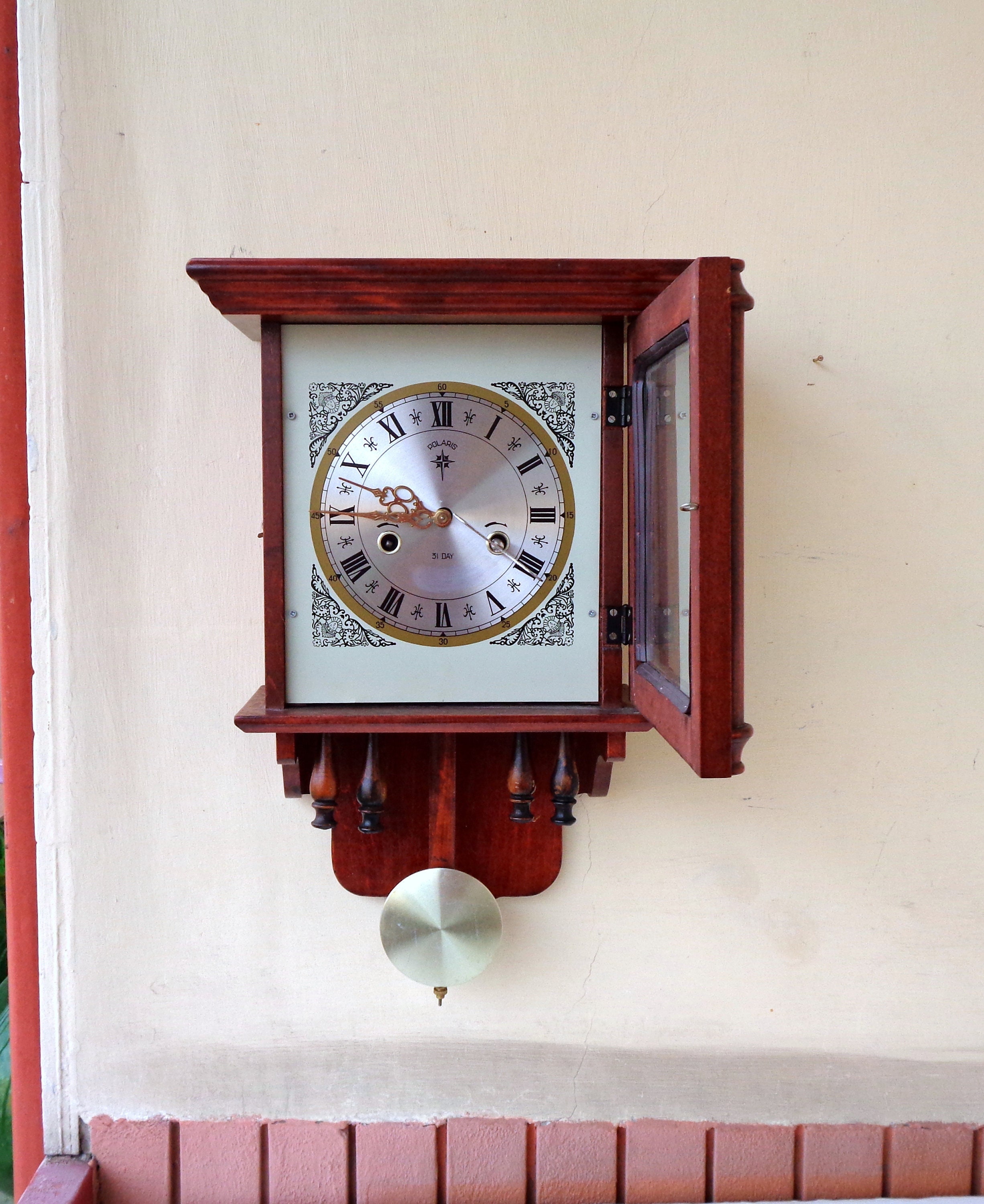 Relojes de pared: reloj de pared CON CUERDA 31 DIAS MARCA POLARIS - Foto 4  - 65443122