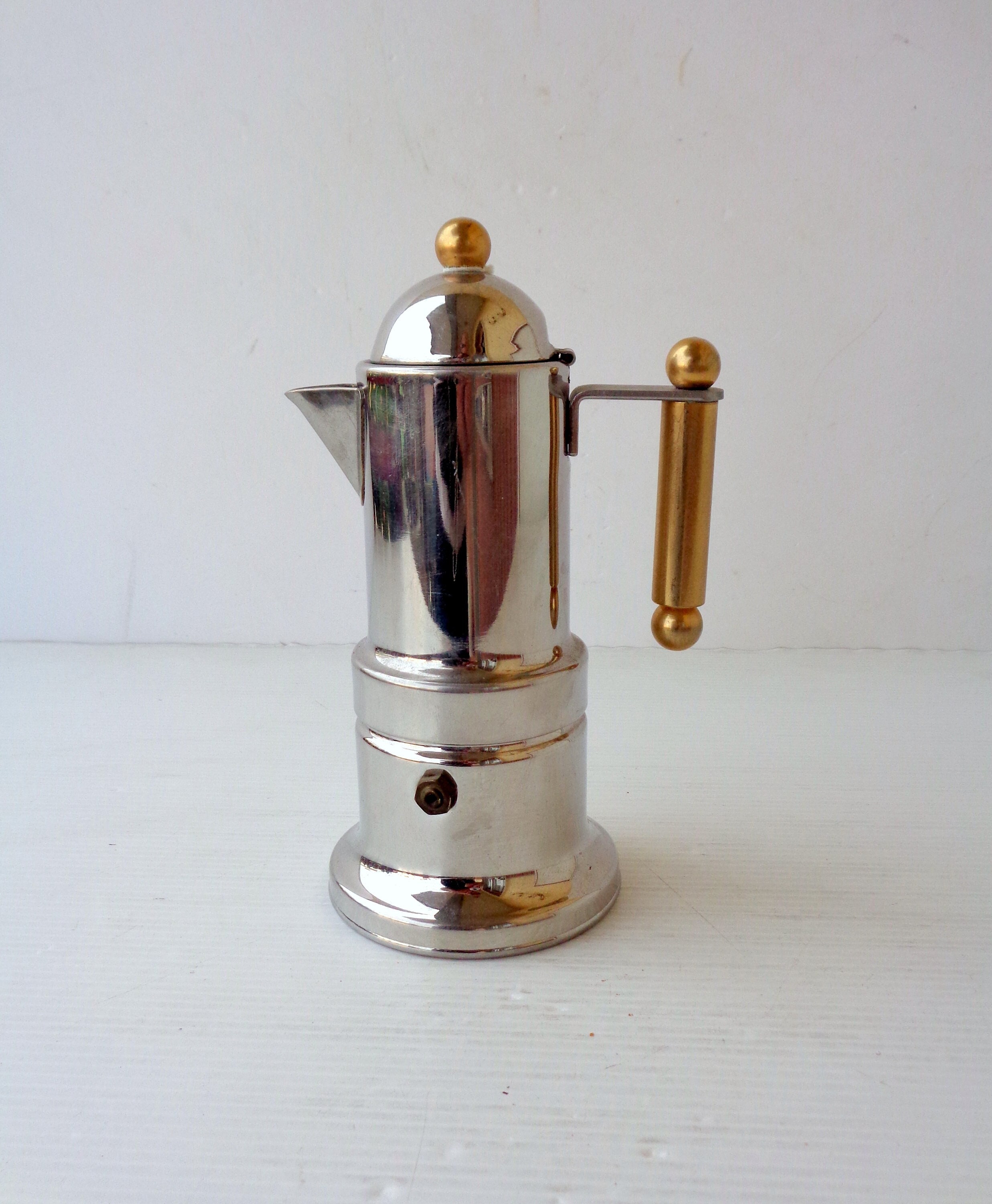 Kontessa Vev Vigano Coffee Maker, in 18/10 Stainless Steel Height
