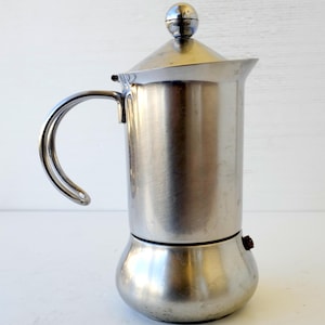 4 cups, FRABOSK BRAND Collectible Italian inox 18 10 coffee maker espresso machine, Kitchenware, Barista,  coffee maker  collectibles