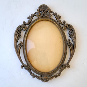 アンティーク 大型 真鍮 オーバル アートフレーム イタリア製 【公式通販】