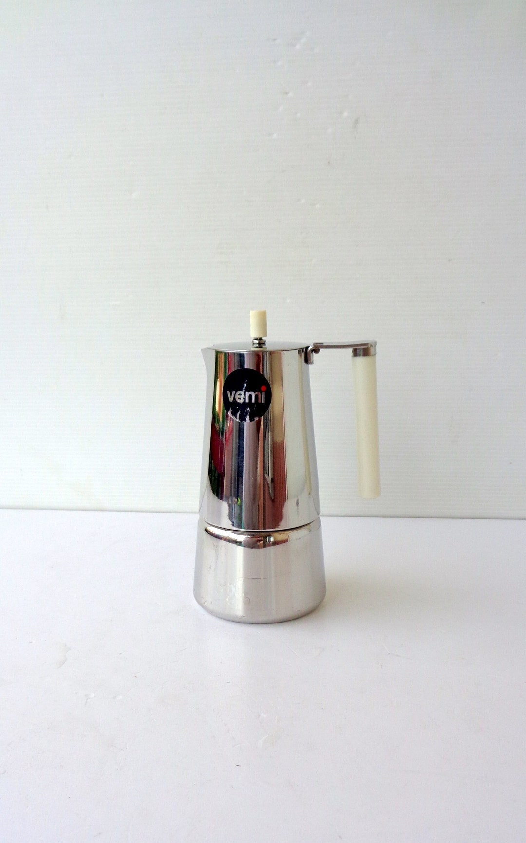 Vemi Machine Italian Large Inox 18-10 Coffee Maker Espresso Machine, Brand VEMI ...
