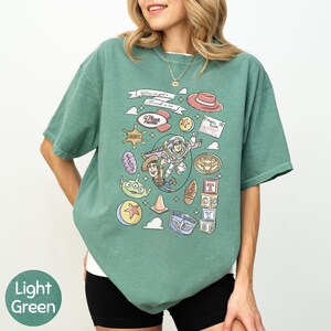 Retro Toy Story Comfort Colors Shirt You've Got A Friend Tee Woody Buzz Rex Hamm Disney Friends Trip Shirt image 13