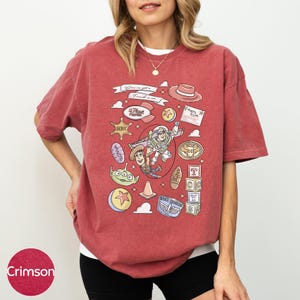 Retro Toy Story Comfort Colors Shirt You've Got A Friend Tee Woody Buzz Rex Hamm Disney Friends Trip Shirt image 14
