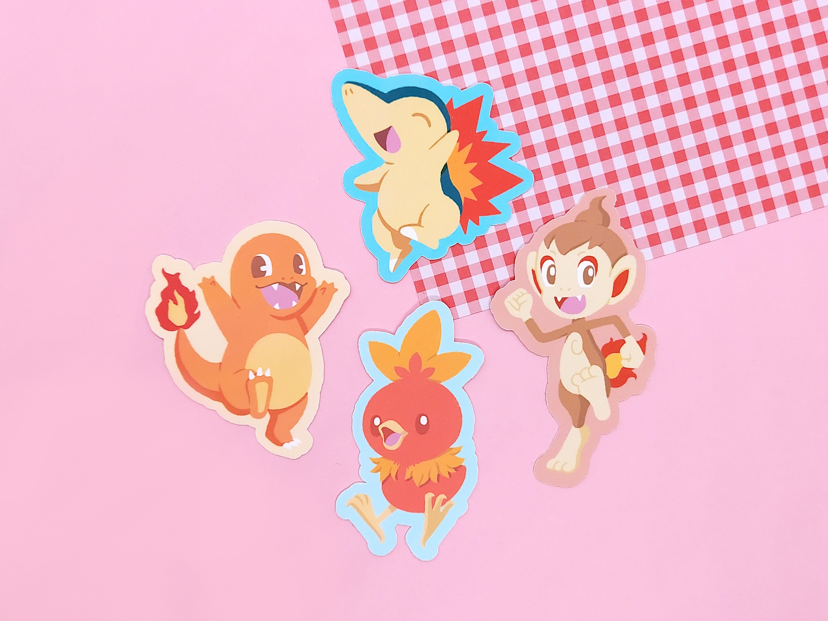 Starter Pokemon Vinyl Stickers Etsy Australia