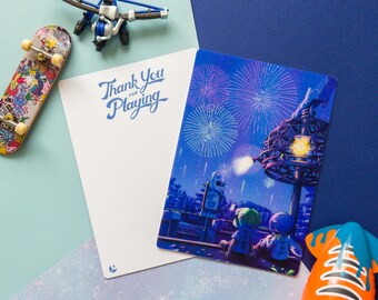 Grand Festival Lenticular Postcard