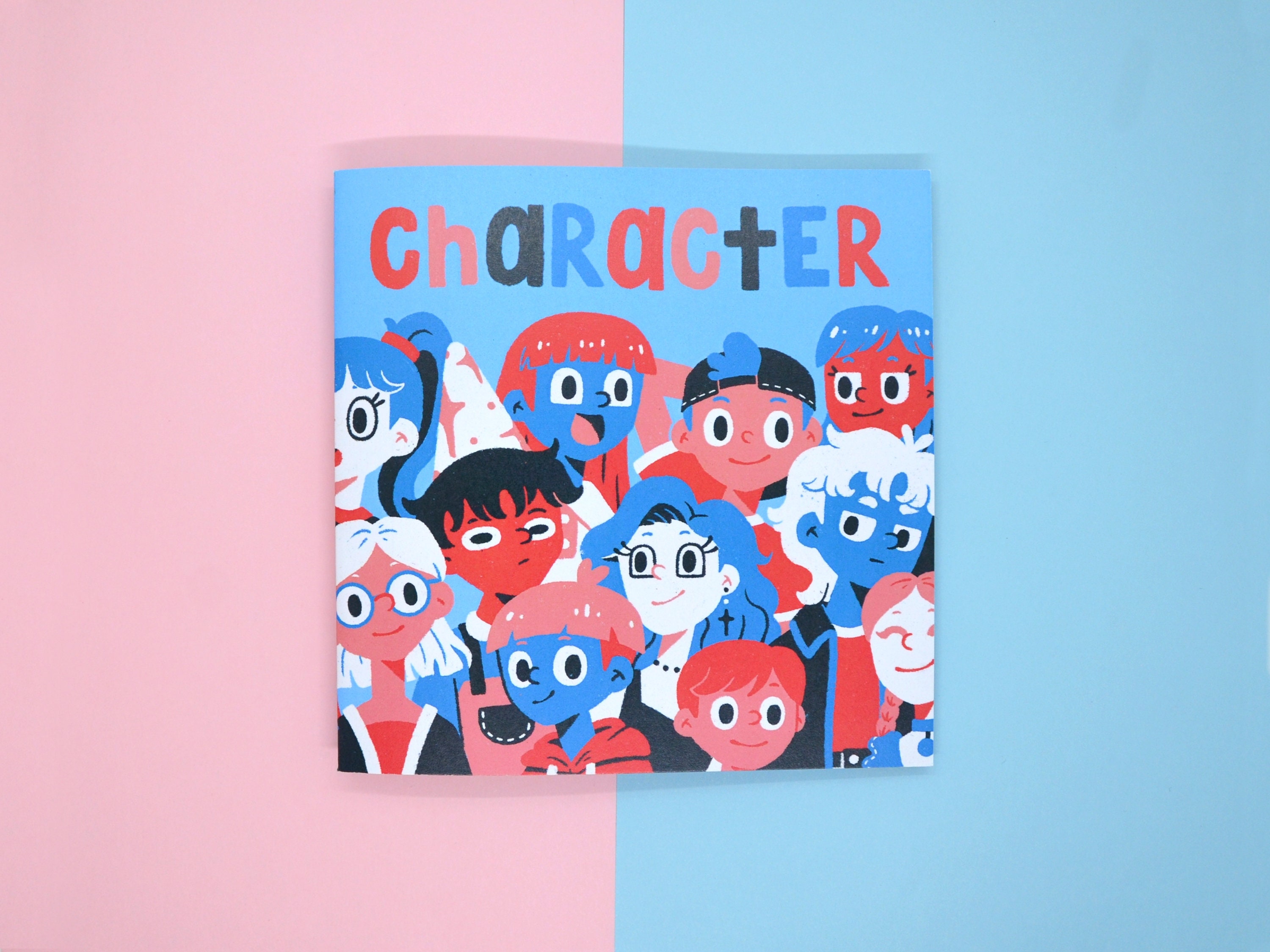 Character Zine - a Series of Colourful Characters and Their