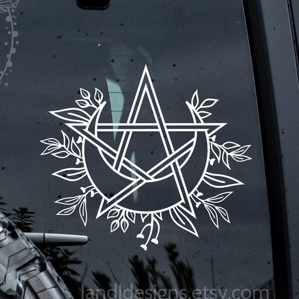 Wicca Car Decal Etsy
