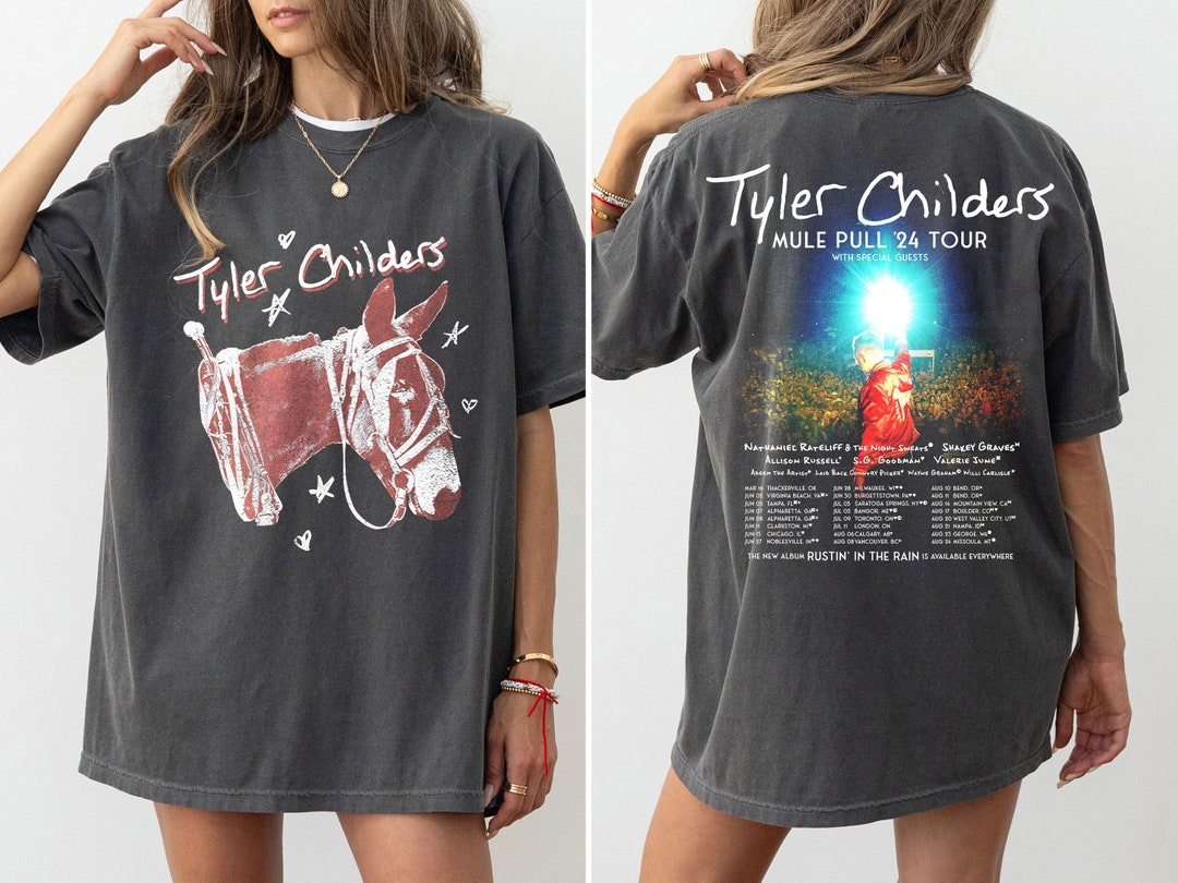 Tyler Childers Mule Pull '24 Tour 2024 Shirt, Tyler Childers Fan Gifts